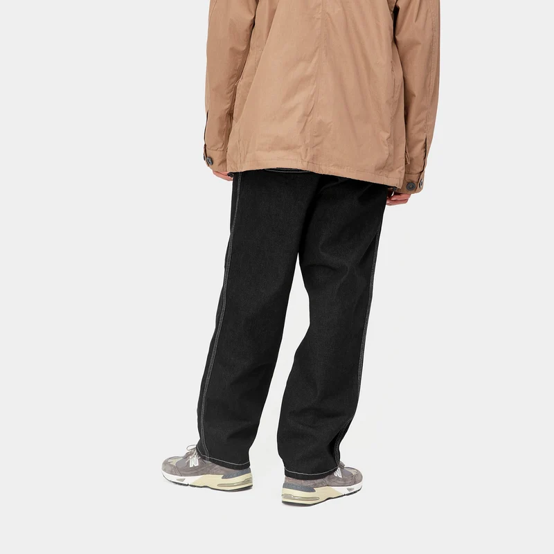 Carhartt WIP Herren Simple Pant - Schwarz, einmal gewaschen