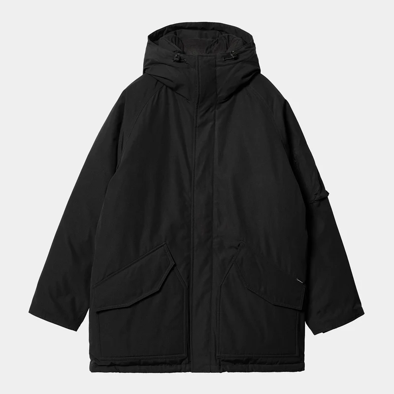 Carhartt WIP Herren Penn Parka Jacke – Schwarz