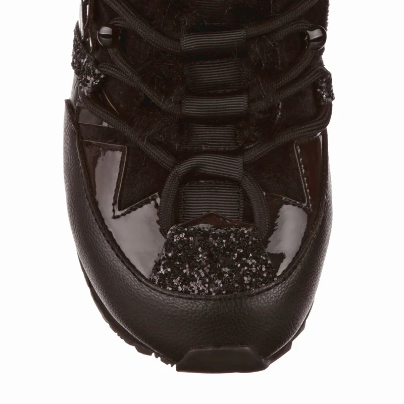 Irregular Choice Ice Cold-Sneaker für Damen – Schwarz