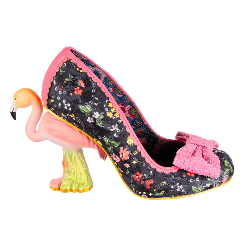 Irregular Choice Damen Blushing Bird High Heel - Schwarz