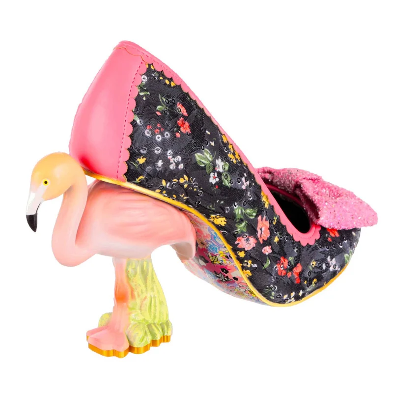 Irregular Choice Damen Blushing Bird High Heel - Schwarz