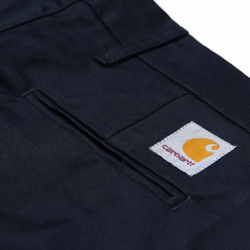 Carhartt WIP Herren-Sid-Hose – Dark Navy Rinsed