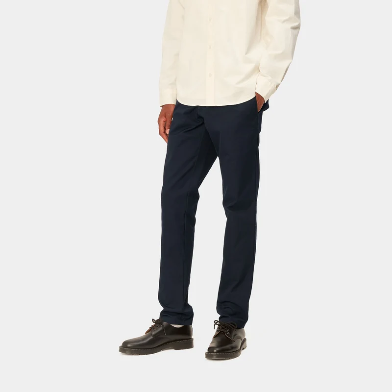 Carhartt WIP Herren-Sid-Hose – Dark Navy Rinsed
