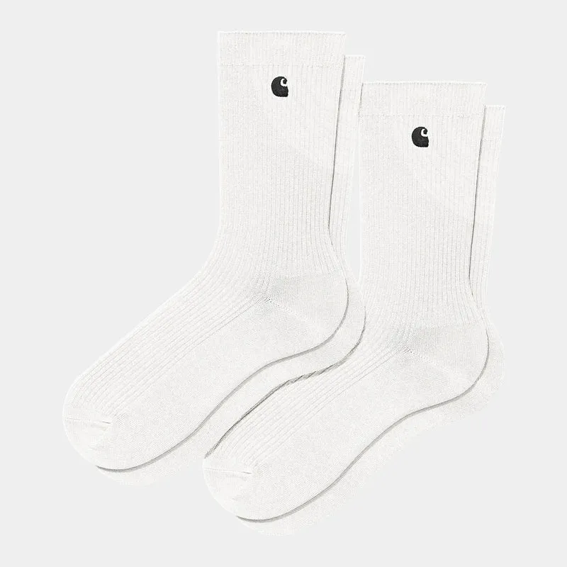 Carhartt WIP Herren-Madison-Socken-Set – Weiß
