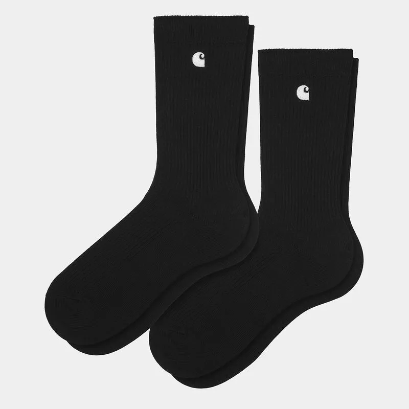 Carhartt WIP Herren-Madison-Socken-Set – Schwarz