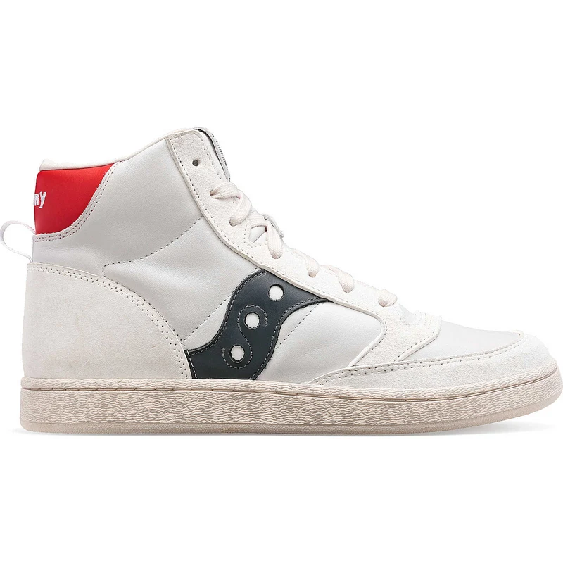 Saucony Herren Jazz Court High-Top-Trainer – Weiß / Marineblau