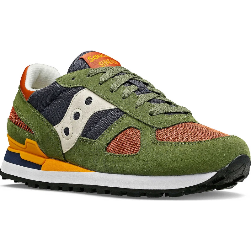 Saucony Herren Shadow Original Trainer – Grün / Marineblau
