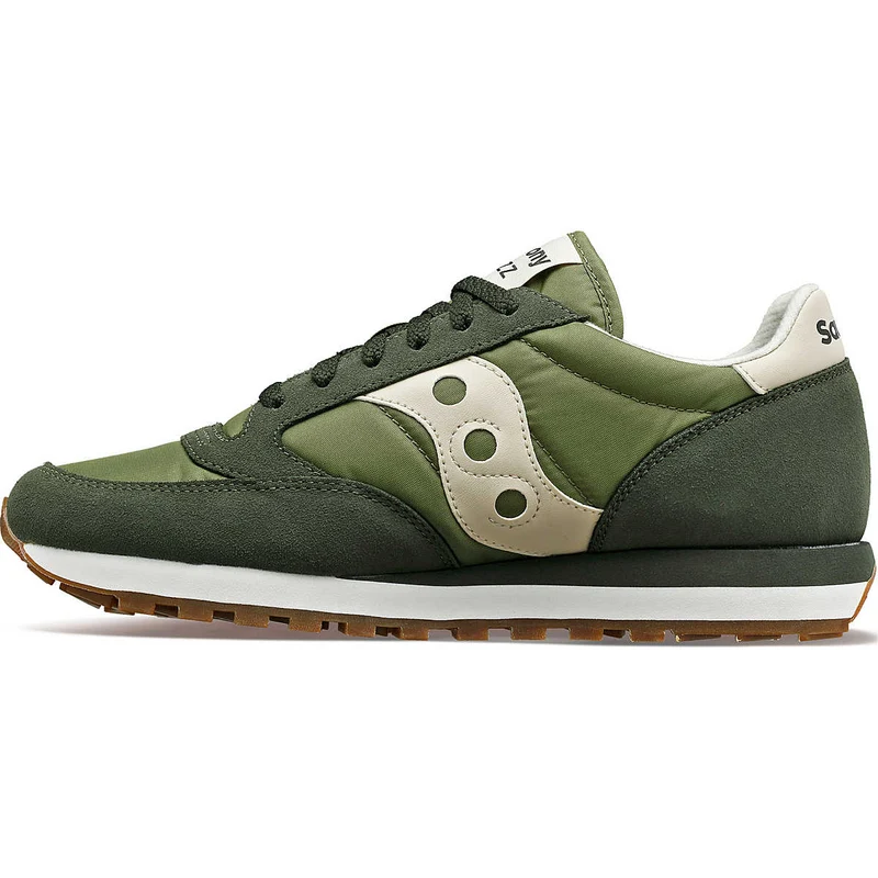 Saucony Herren Jazz Original Trainer – Wald / Creme