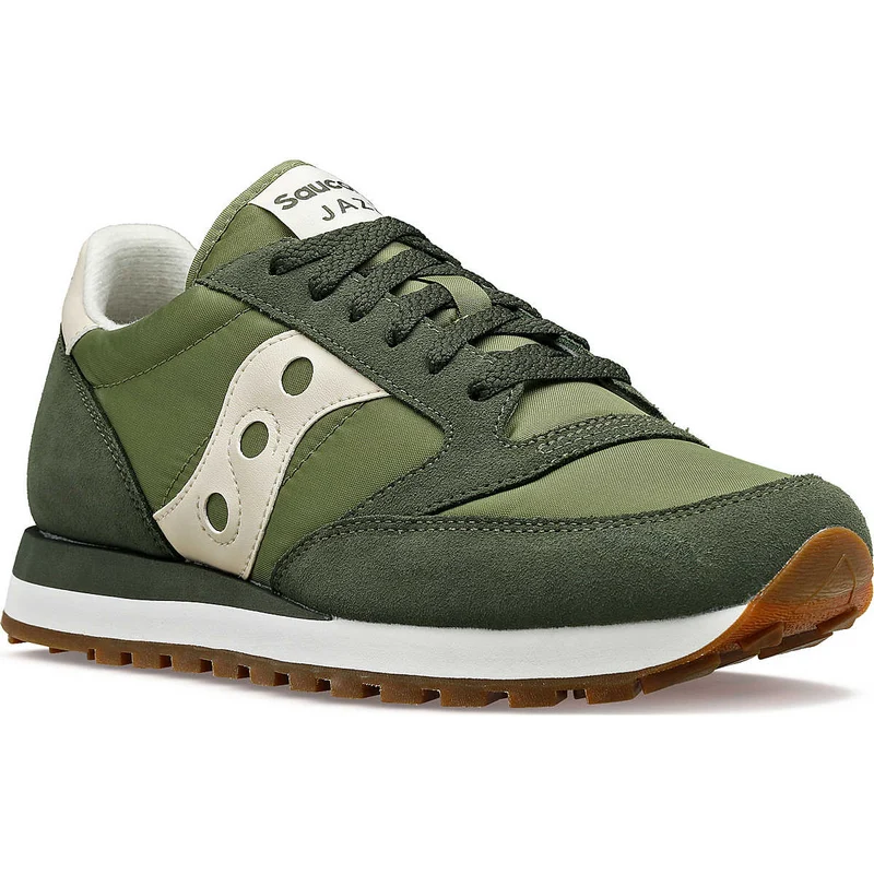 Saucony Herren Jazz Original Trainer – Wald / Creme