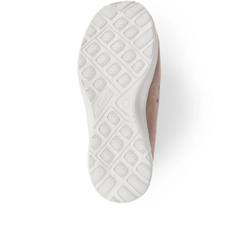 Extra-Wide Fit Memory Foam Trainers - ELANA / 324 089 - Taupe Multi