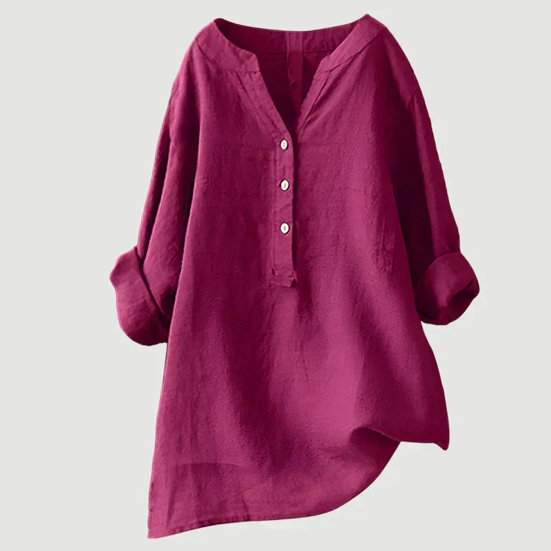 Evelyn - Bluse mit Knopfverschluss