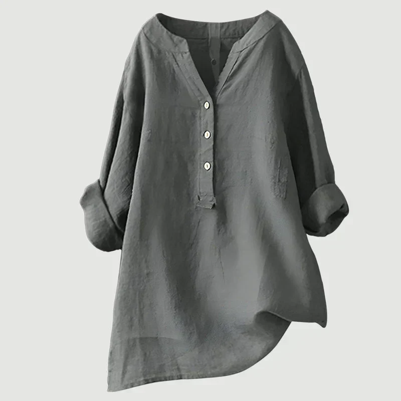 Evelyn - Bluse mit Knopfverschluss