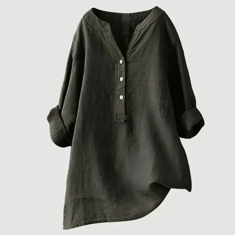 Evelyn - Bluse mit Knopfverschluss