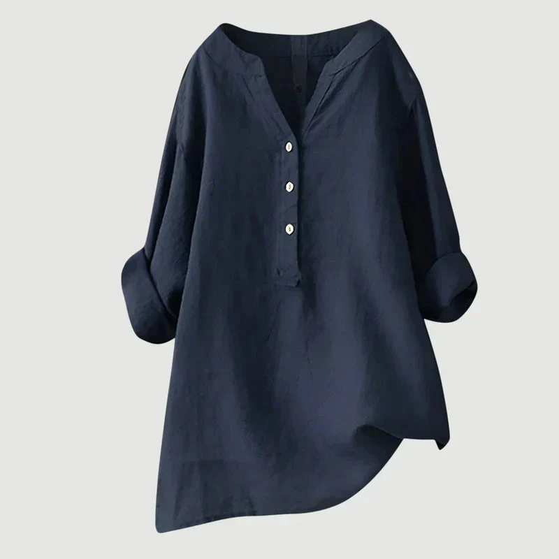 Evelyn - Bluse mit Knopfverschluss