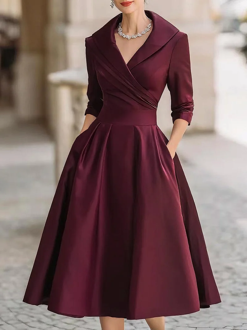 Eliana - Midikleid mit Wickeldesign