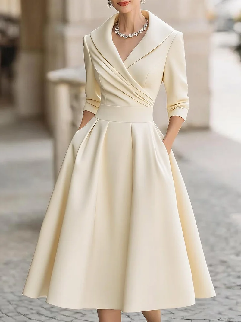 Eliana - Midikleid mit Wickeldesign