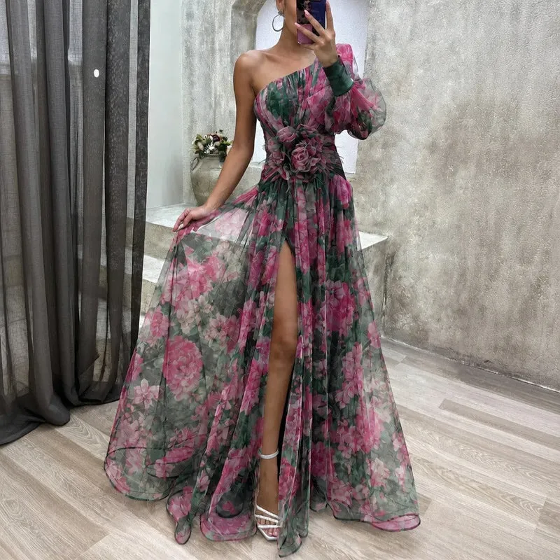Rowe - Stilvolles Florales Maxikleid