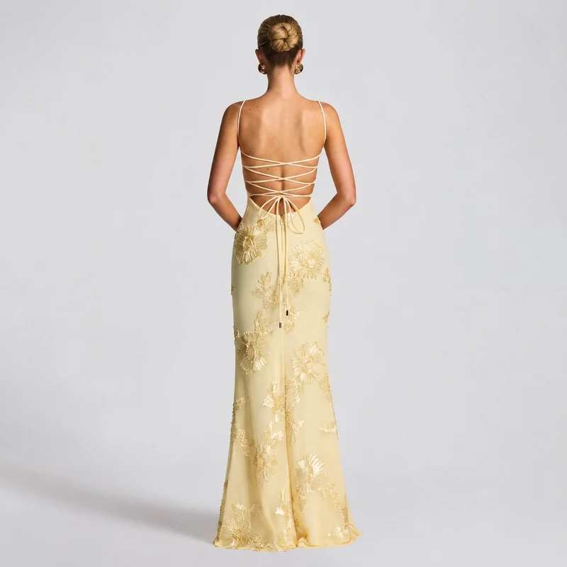 Norma - Stilvolles Maxikleid mit Blumenprint