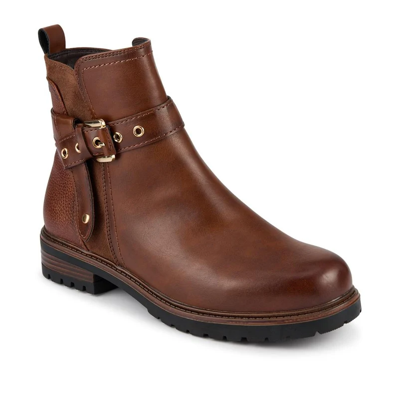 Buckle-Detail Ankle Boots - WOIL40003 / 326 127