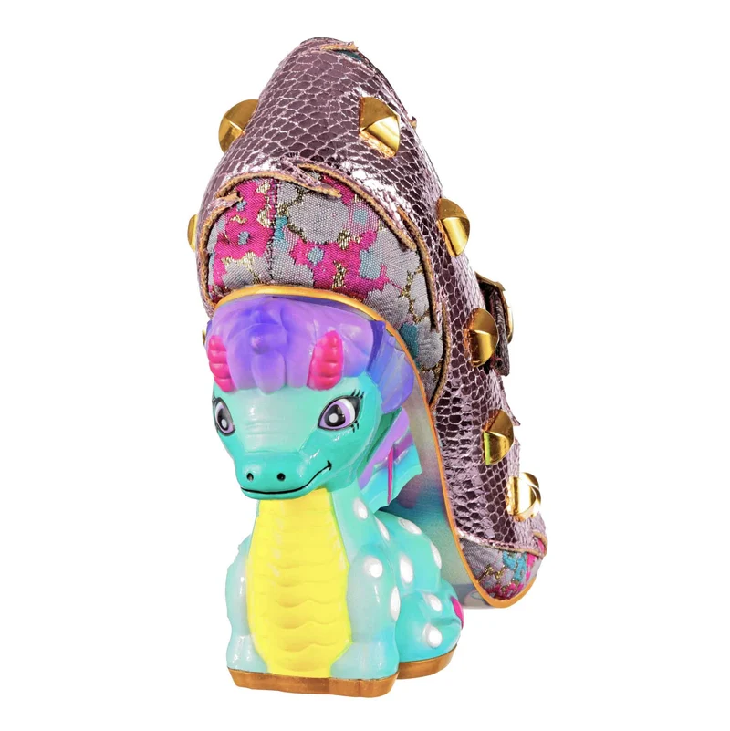 Irregular Choice Damen High Heels „Dragons & Fire Flail Tail“ – Rose