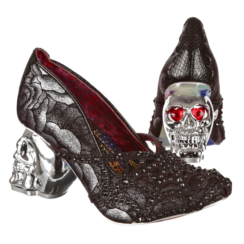 Irregular Choice Damen Halloween Dead Ringer High Heel - Schwarz