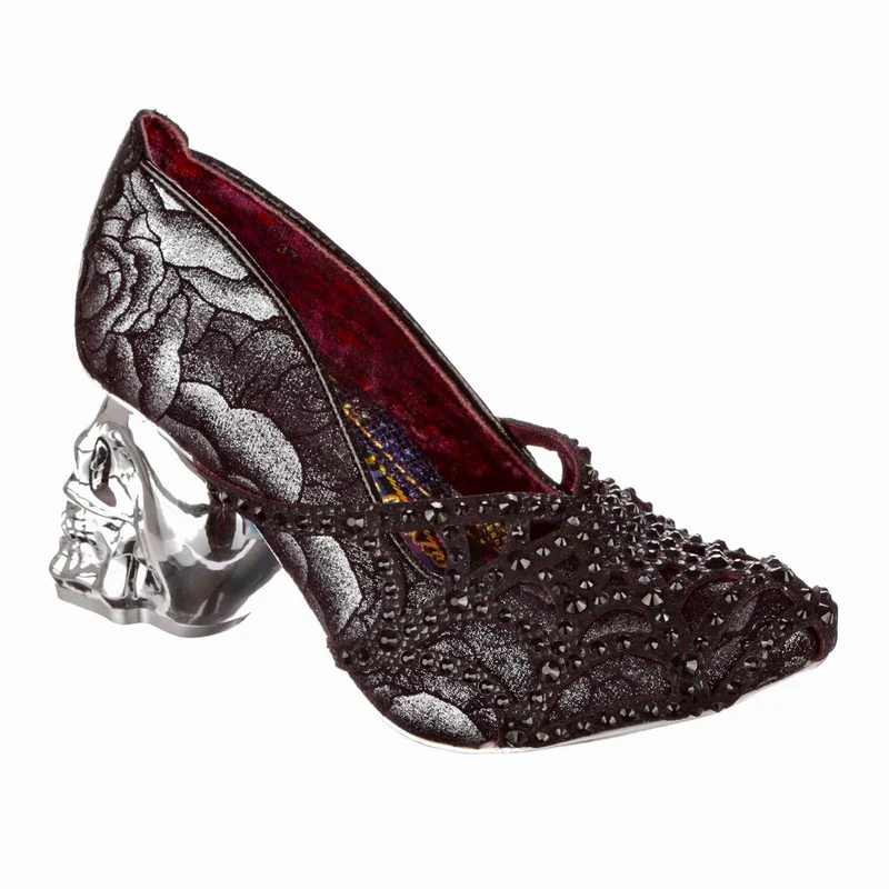 Irregular Choice Damen Halloween Dead Ringer High Heel - Schwarz