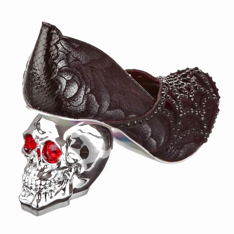 Irregular Choice Damen Halloween Dead Ringer High Heel - Schwarz