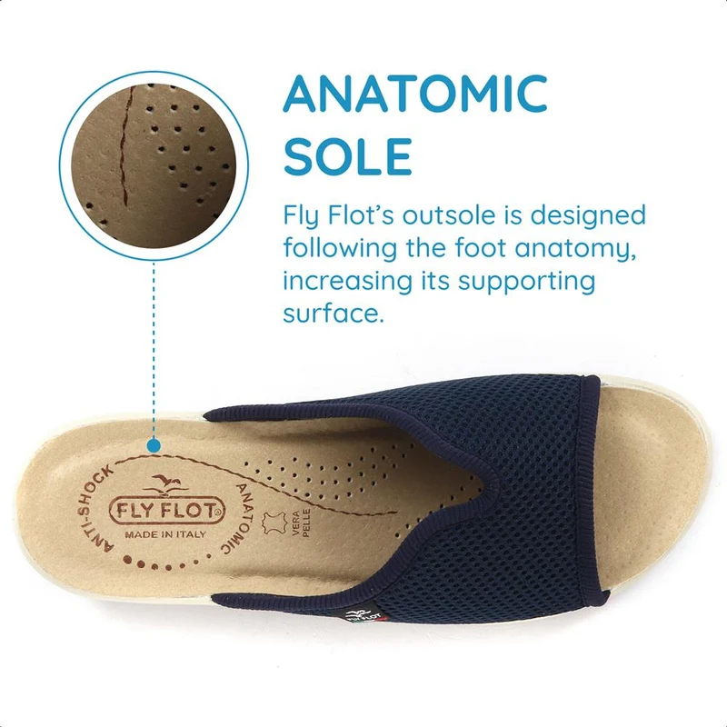 Fly Flot Anatomic Mule Sandals - FLY27046 / 312 281 - Blue