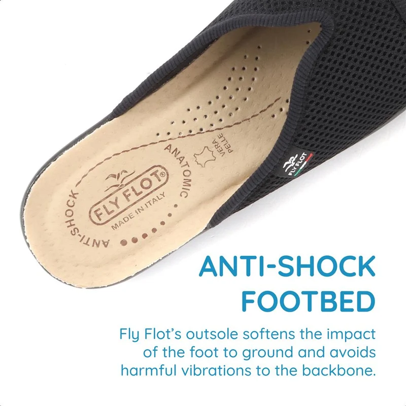 Fly Flot Anatomic Mule Sandals - FLY27046 / 312 281 - Black