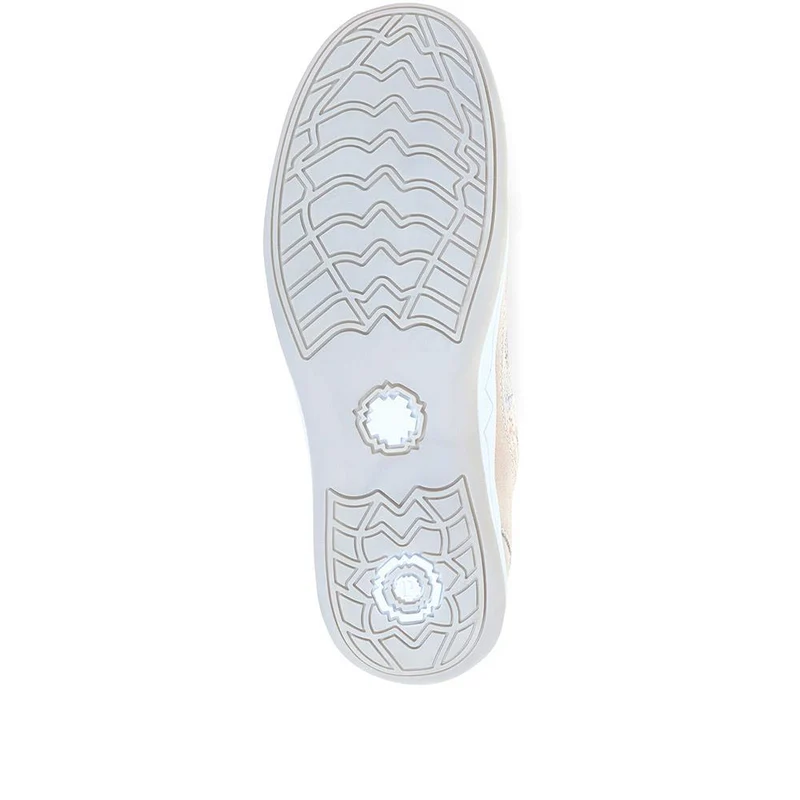 Slip-On Patterned Lightweight Pumps - BRK37007 / 323 323 - Floral