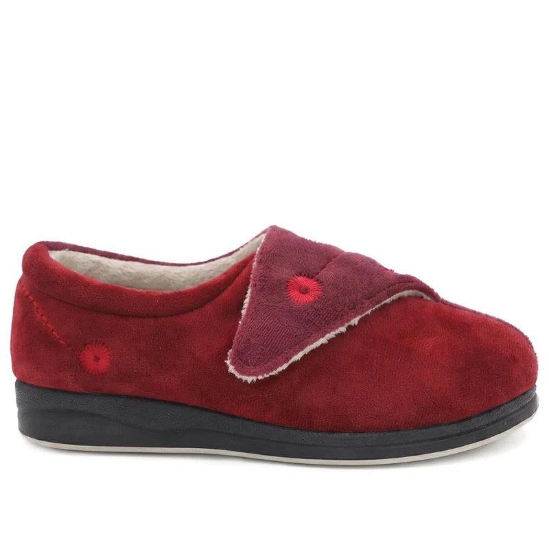 Wide Fit Antibacterial Slippers - QING32015 / 319 076