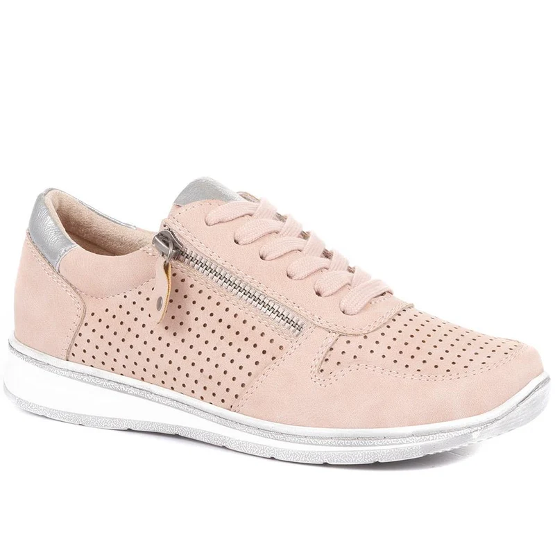 Casual Lace-Up Trainers - WBINS31031 / 317 658