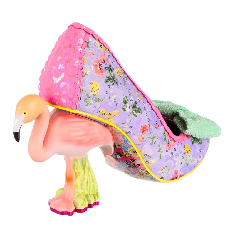 Irregular Choice Damen Blushing Bird High Heel - Flieder