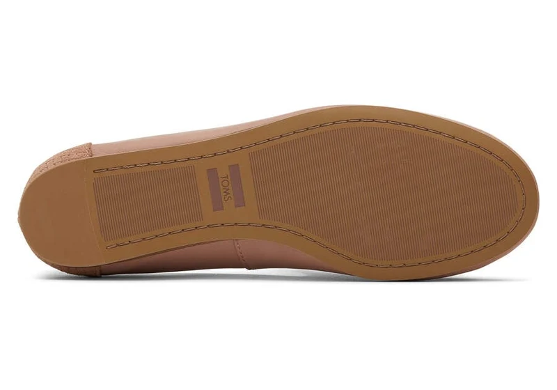 TOMS Flache Darcy-Lederschuhe für Damen – Buck Brown