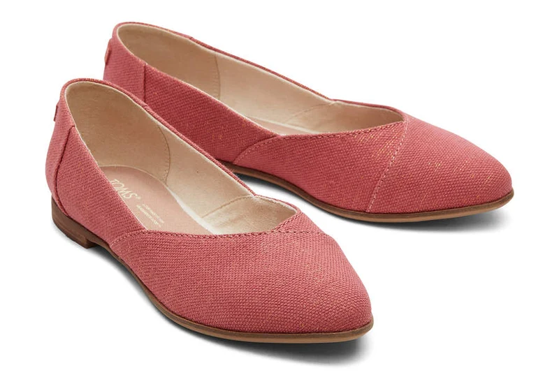 TOMS Juttineat-Wildleder-Flat für Damen - Faded Rose