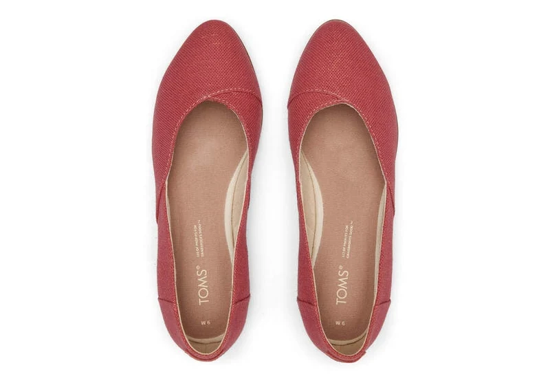 TOMS Juttineat-Wildleder-Flat für Damen - Faded Rose