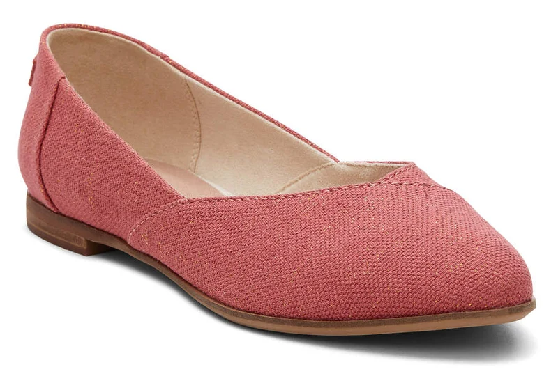 TOMS Juttineat-Wildleder-Flat für Damen - Faded Rose