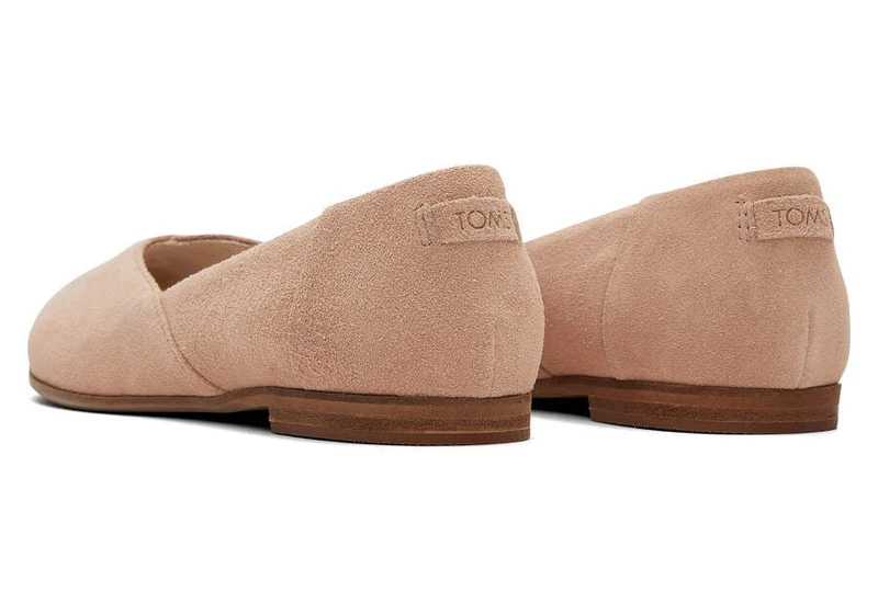 TOMS Damen-Juttineat-Wildleder-Flat - Braun
