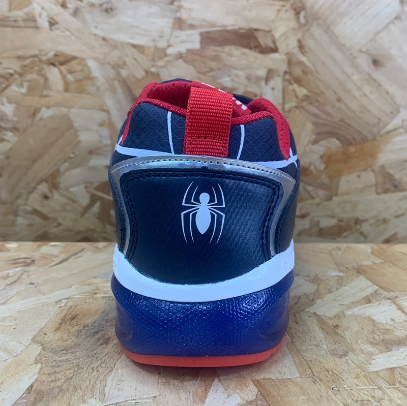 Geox Kinder Marvel Spiderman Leuchtende Turnschuhe – Royal / Rot