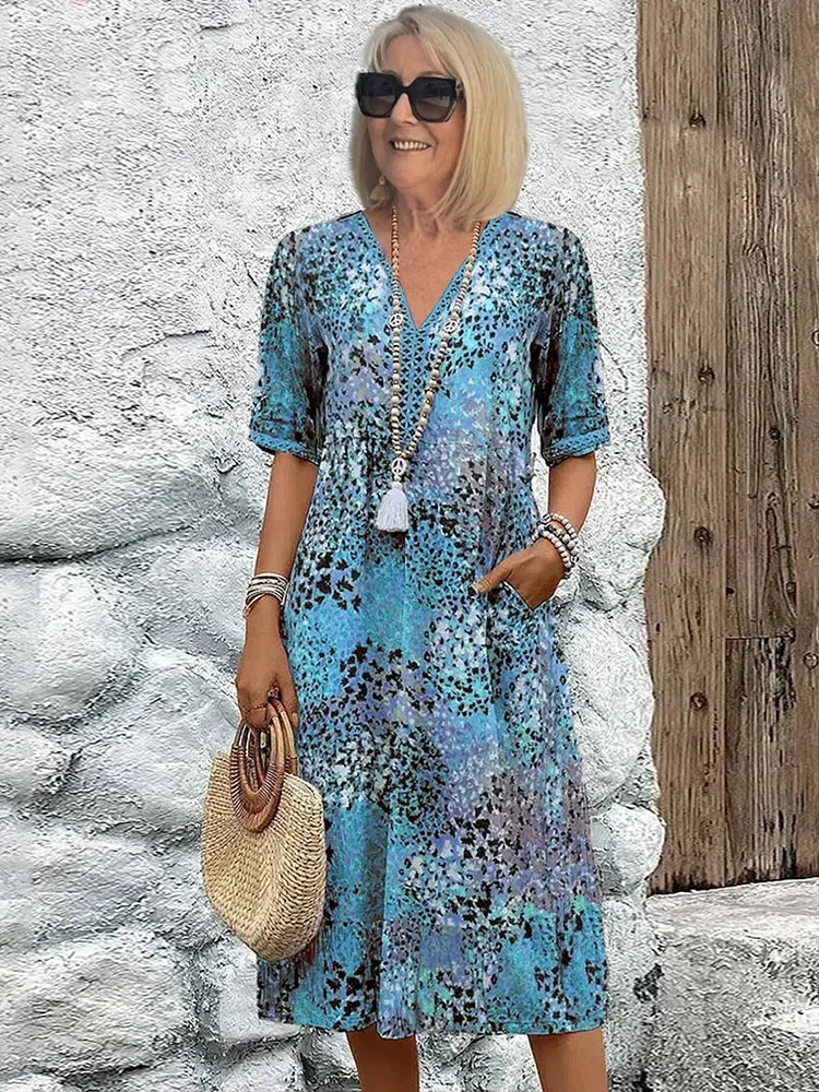 Tanya – Stilvolles Damen Sommerkleid