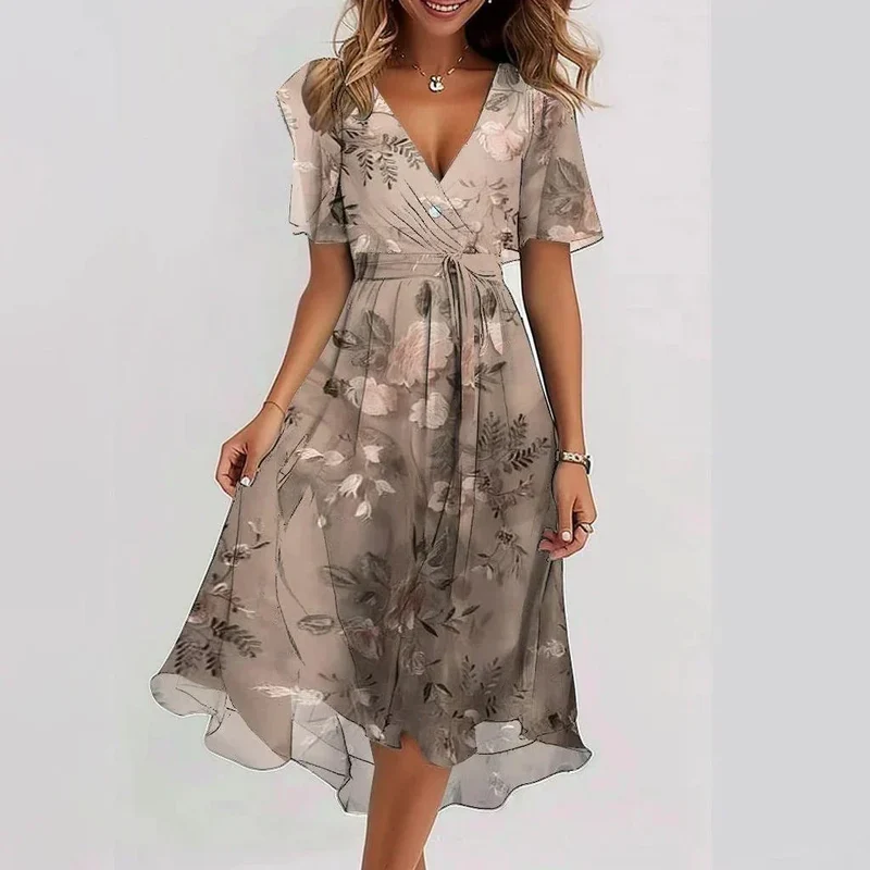 Connie – Elegantes Damen Wickelkleid