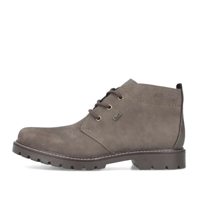 Rieker Herren-Chukka-Stiefel aus mit Fleece gefüttertem Leder – Braun