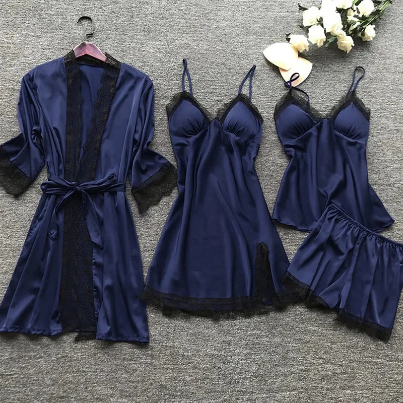 Luna - Nachtwäsche Set mit Spitze