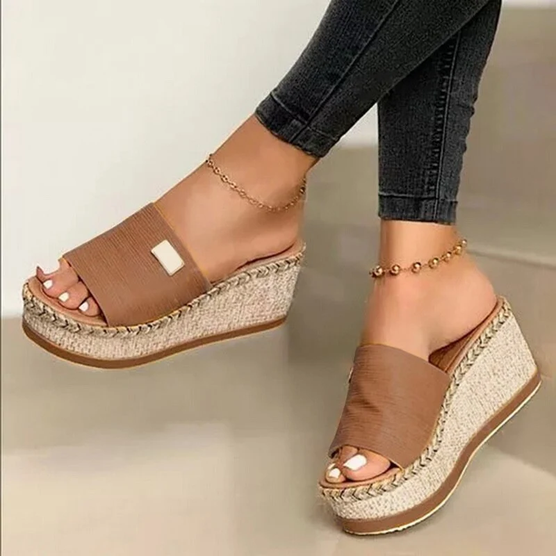 Camila - Keilsandalen mit Plateau