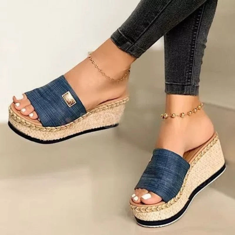 Camila - Keilsandalen mit Plateau