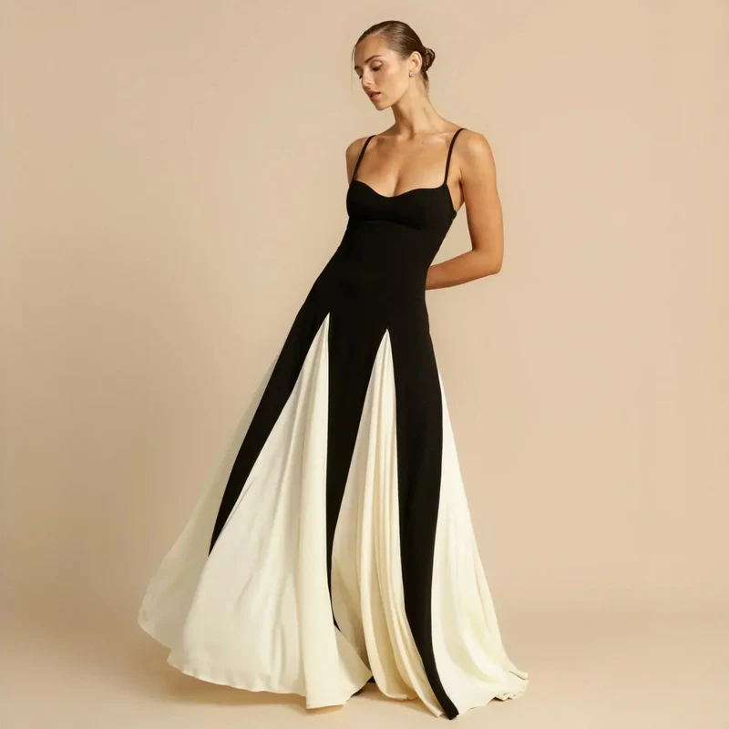 Roxanne - Elegantes langes Kleid