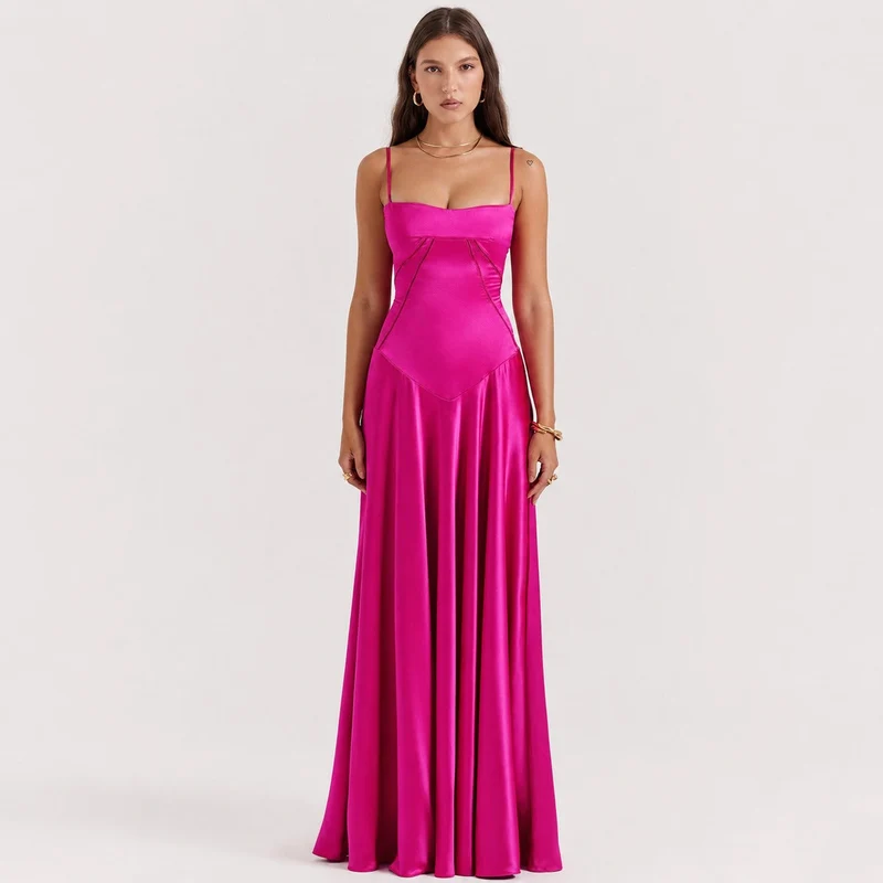 Jazmine - Stilvolles, schmales Maxikleid