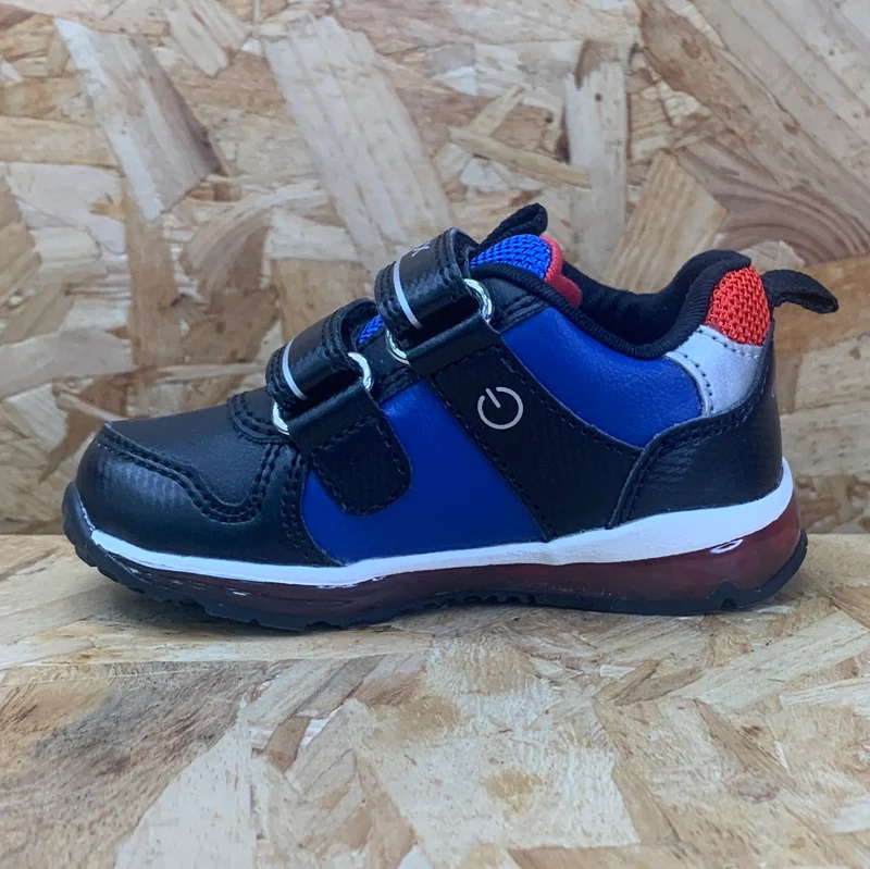 Geox Kleinkinder Todo Dinosaur Light Up Sneakers – Schwarz