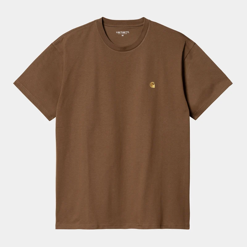 Carhartt WIP Herren Chase Kurzarm-T-Shirt – Tamarind