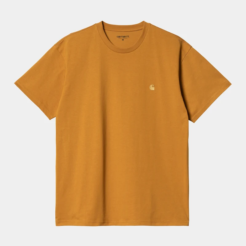 Carhartt WIP Herren Chase Kurzarm-T-Shirt – Buckthorn